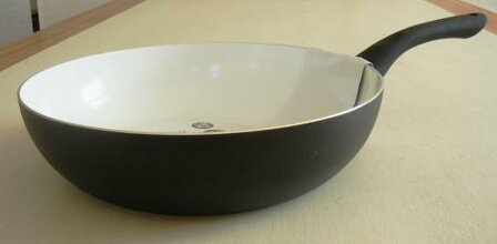 Wokpan &Oslash;28 cm met keramische coating